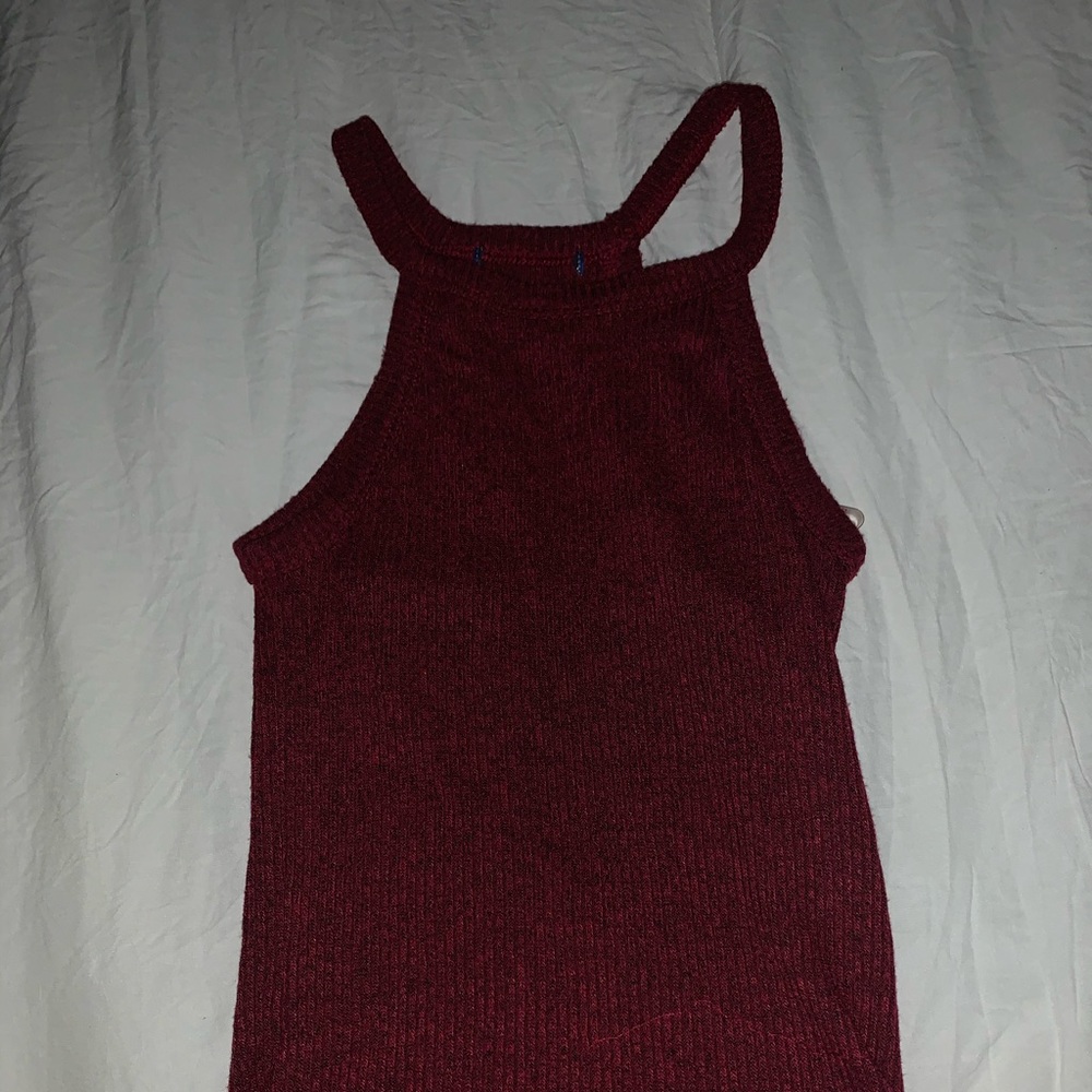 Red tank top